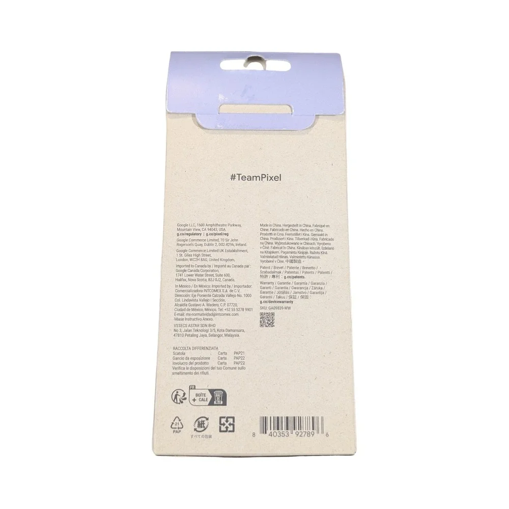 Pp7O GENUINE Google Protective Case W/ Pixelsnap For Pixel 10 / 10 Pro - Frost